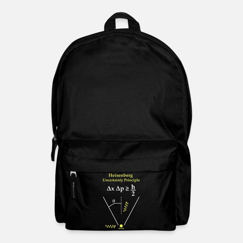  Principe d'incertitude d"Heisenberg  - Sac à dos - noir