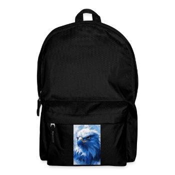 Illustration eines Adlers - Rucksack - Schwarz - Vorne