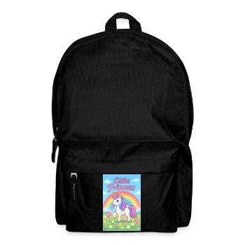 Little Rainbow Unicorn - Backpack - black - Front