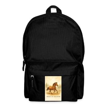 Spirit of Freedom Pferd - Rucksack - Schwarz - Vorne