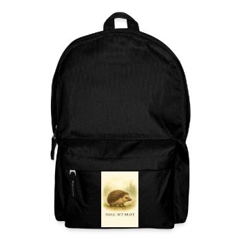 Kleiner Spine-Held - Rucksack - Schwarz - Vorne
