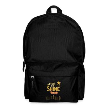Time to Shine, Dreamcore retro-futuristic vibe. - Backpack - black - Front