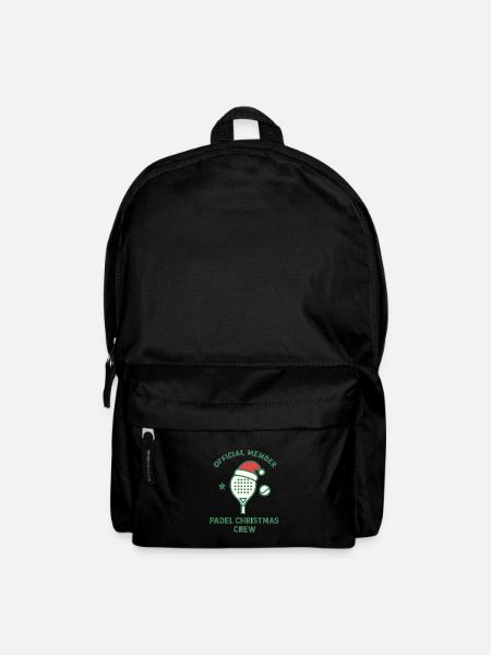 Padel Christmas Crew Logo - Backpack - black