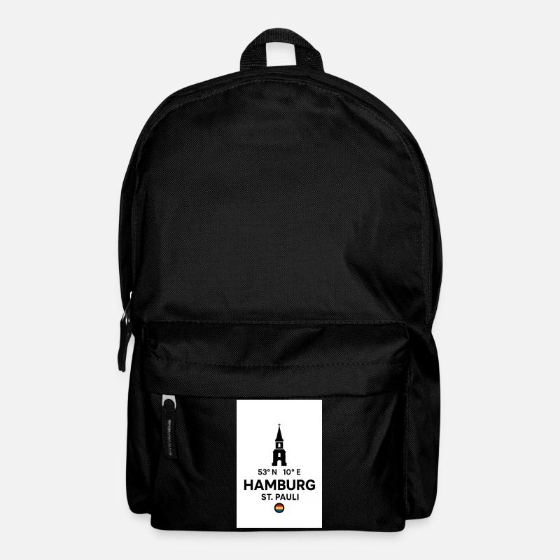 Hamburg St Pauli Koord Marker - Backpack - black