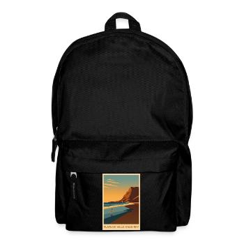 Valle Gran Rey auf La Gomera - Rucksack - Schwarz - Vorne
