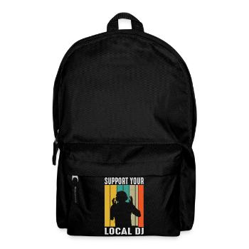 DJ Outfit Geschenke - Rucksack - Schwarz - Vorne