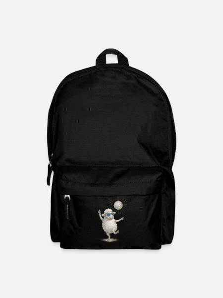 Disco Schaf mit Sonnenbrille - Rucksack - Schwarz