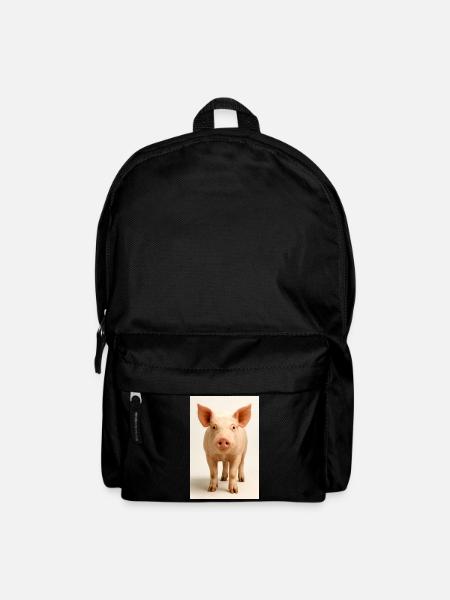 Pastel pig pig - Backpack - black