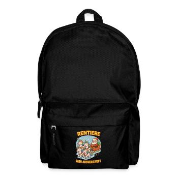 Renne a été vendu Licorne Noël - Sac à dos - noir - Devant