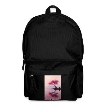 Blush Blossom Shore Reflections - Backpack - black - Front