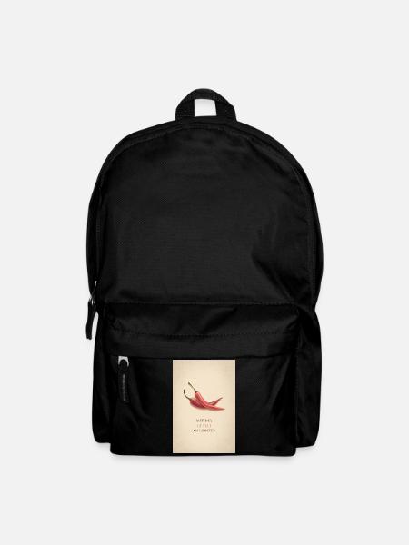 Mit dir Chilli am liebsten - Rucksack - Schwarz