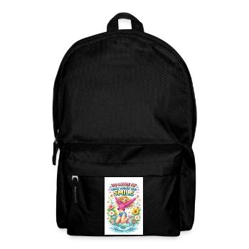 Faites plus de ce qui vous fait sourire - Sac à dos - noir - Devant