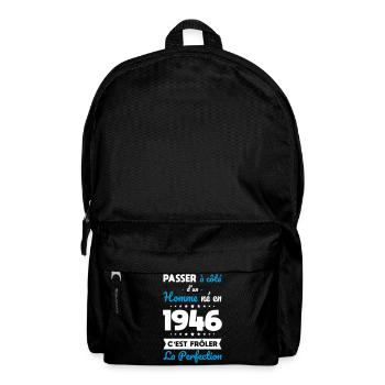 Né en 1946 – Frôler la perfection  - Sac à dos - noir - Devant