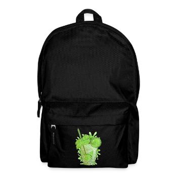 Mojito labyrinthe (contour blanc) - Sac à dos - noir - Devant