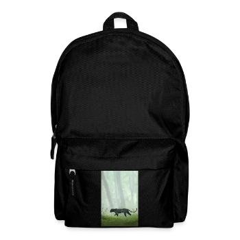 Retro Pixel Art Jungle Panther - Rucksack - Schwarz - Vorne