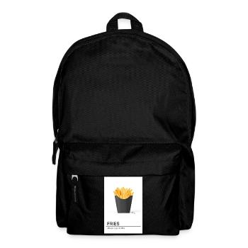 Fries Always A Good Idea - Backpack - black - Front