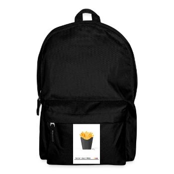 Fries Are The Answer To Everything - Backpack - black - Front