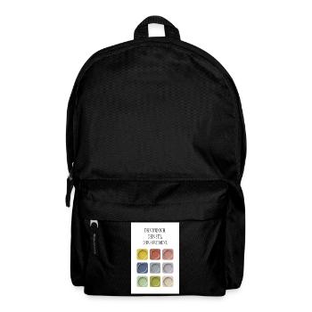 Your desire Your style Your statement - Backpack - black - Front