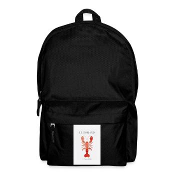 Le Homard Club Reduced Lobster Design France - Sac à dos - noir - Devant