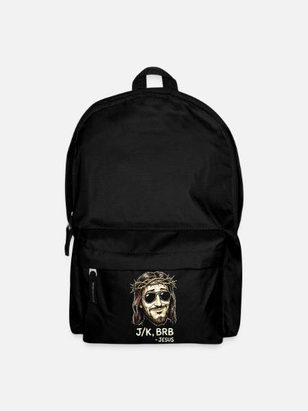 BRB Jesus mit Sonnenbrille - Rucksack - Schwarz