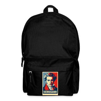 Kierkegaard Pop Art Portrait - Backpack - black - Front