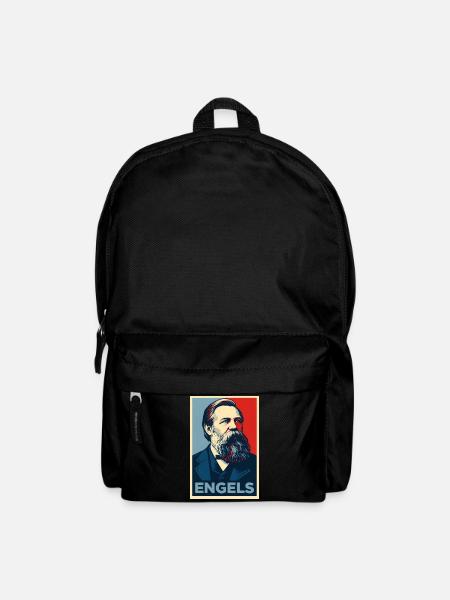 Engels Pop-Art-Porträt - Rucksack - Schwarz