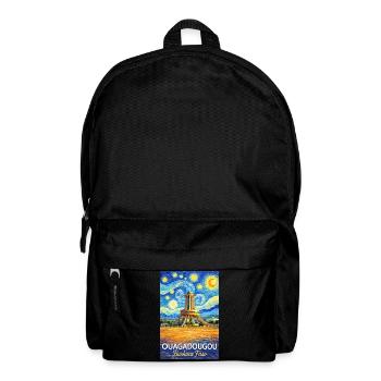 Ouagadougou Burkina Faso Starry Night - Backpack - black - Front