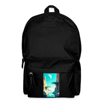 Humanity Finally Finds Its New Home in Space - Backpack - black - Front