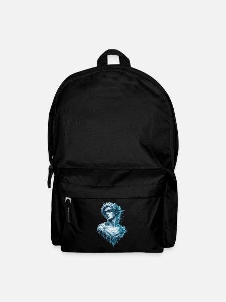 Busto classico in glitch ghiaccio - Backpack - black