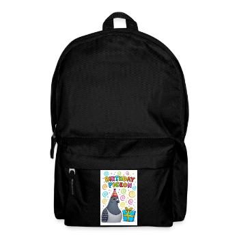 Birthday Dove with Gift - Backpack - black - Front