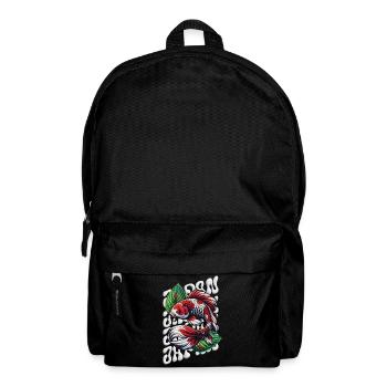 Koi Fish Zen Fluffy Style - Backpack - black - Front