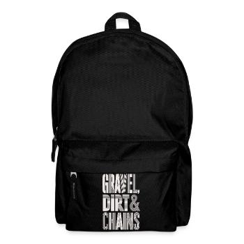 Gravel Bike Gift Shirt - Backpack - black - Front