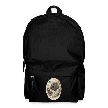 Deep-sea monster – illustration - Backpack - black - Front