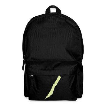 Pinselstrich - Style Streifen / Diagonal - Rucksack - Schwarz - Vorne