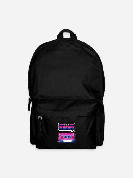 Im A Mixtape Bi Pride - Rucksack - Schwarz