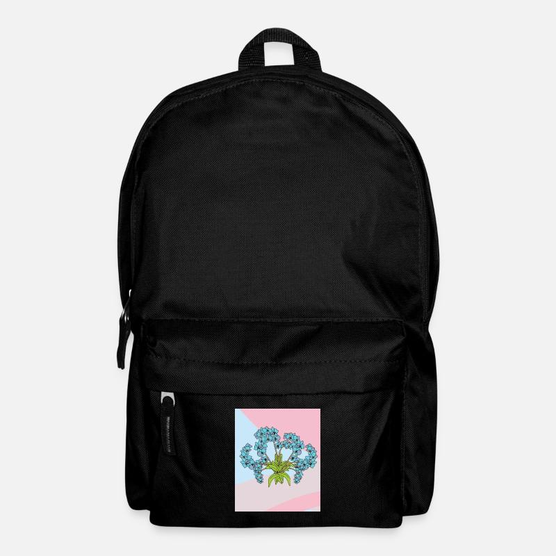 Vintage Flowers Orchids Colorful - Backpack - black