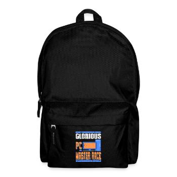 Glorious PC Master Race - Rucksack - Schwarz - Vorne