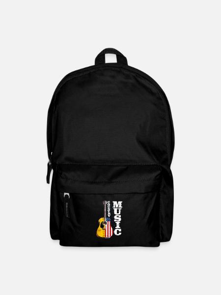 Metropole Banjo Country-Musik Rock Musik - Rucksack - Schwarz