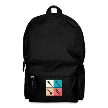Heizungsbauer Heizungsbau Klempner Installateur - Rucksack - Schwarz - Vorne
