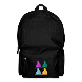 Mona Lisa Popart - Sac à dos - noir - Devant