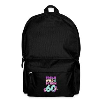 Geschenk 60 Jahre Geburtstag Frau Meerjungfrau - Rucksack - Schwarz - Vorne