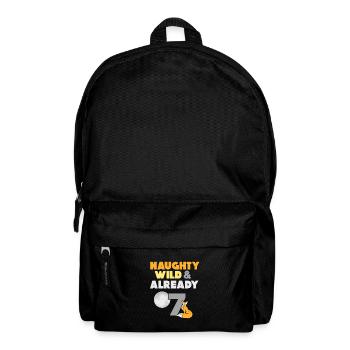 7 Jahre Geburtstag Junge Mädchen Fuchs - Rucksack - Schwarz - Vorne