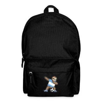 Fußballfan Faultier Fußball Argentinien - Rucksack - Schwarz - Vorne