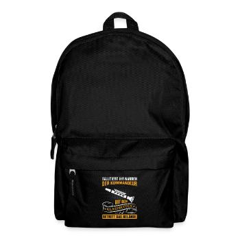 Klarinette Klarinettenspieler Klarinettist - Rucksack - Schwarz - Vorne