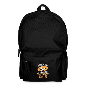 A black belt is a white belt that never gave up - Rucksack - Schwarz - Vorne