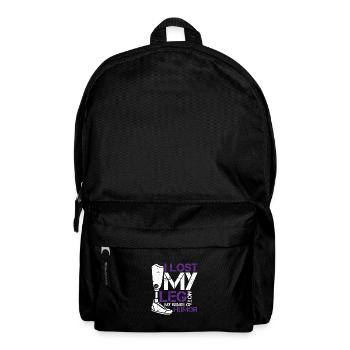 I lost my leg not my sense of humor - Rucksack - Schwarz - Vorne