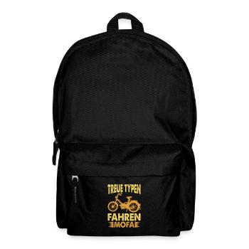 mofa moped scooter - Rucksack - Schwarz - Vorne