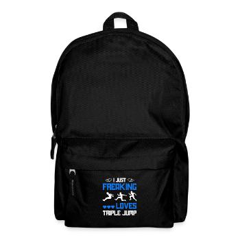 I just freaking loves Tripple Jump - Rucksack - Schwarz - Vorne