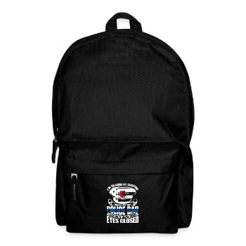 Polizei Polizist Polizeibeamte - Rucksack - Schwarz - Vorne