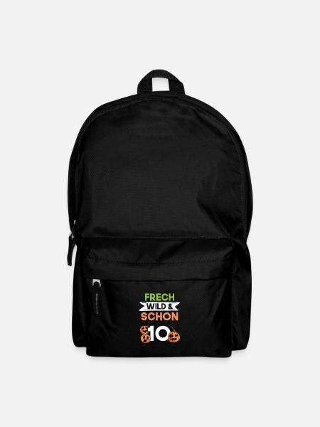 10 Jahre Geburtstag Junge Mädchen Kürbis Halloween - Rucksack - Schwarz